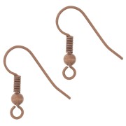 Ganchos bolas 18 mm cobre antiguo x100