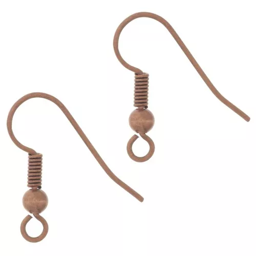 Ganchos bolas 18 mm cobre antiguo x100