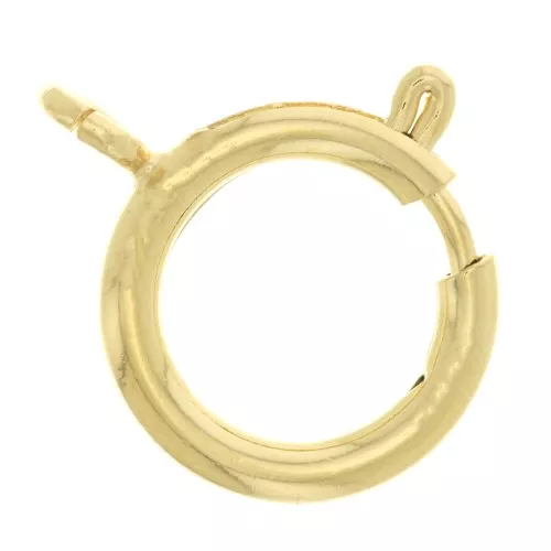 Cierre de reasa 18 mm - Dorado con oro fino x1
