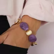 Cierre de reasa 18 mm - Dorado con oro fino x1