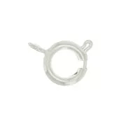 Cierre de reasa 9 mm - Chapado en plata finax1