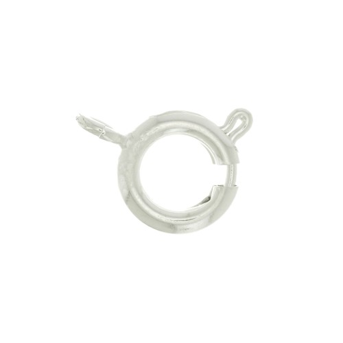 Cierre de reasa 9 mm - Chapado en plata finax1