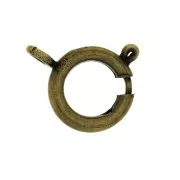 Cierre de reasa 12 mm - Bronce x1