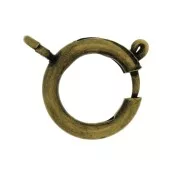 Cierre de reasa 14 mm - Bronce x1