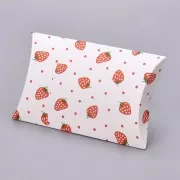 Cajita para detalles - estampado fraise 12.5x8x2cm - Blanco- Rouge x1