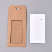 Cajita para detalles para joyas 13x6.5 cm - Kraft - Blanco x1|raw }}