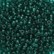 Cuentas de Rocalla Preciosa 9/0, 2,5 mm - Esmeralda, 20 g