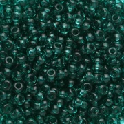 Cuentas de Rocalla Preciosa 9/0, 2,5 mm - Esmeralda, 20 g
