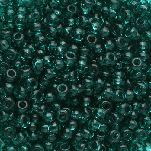 Cuentas de Rocalla Preciosa 9/0, 2,5 mm - Esmeralda, 20 g