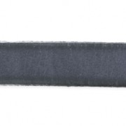 Cordón plano cuero 10 mm Grís x30cm|raw }}