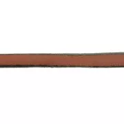 Lacet cuir 5x2 mm Cognac x30cm