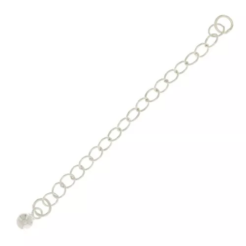 Cadena de extensión bola malla Forçat 60x2.75 mm de Plata 925 x20