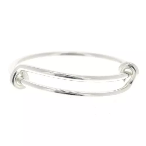 Anillo jonc ajustable - Talla 50 à 54 - de Plata 925 x1