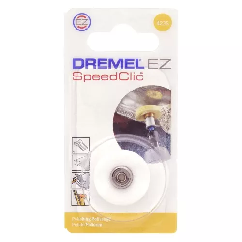DREMEL® : EZ Speedclic - Disco de pulido de tela de 25 mm para la plata x1