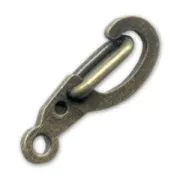 Cierres mosquetón de seguridad de 14 mm - Bronce x10