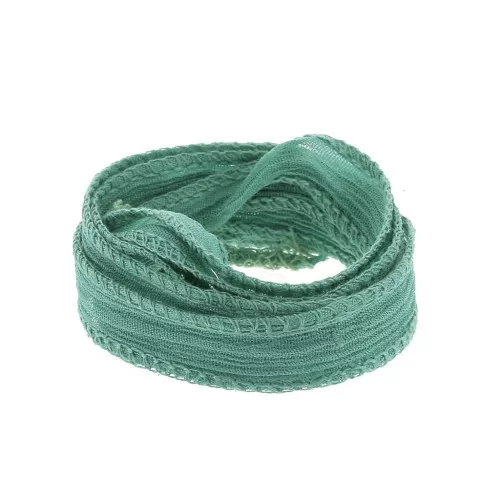 Cinta de seda 10 mm - Turquoise x85cm