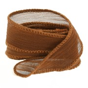 Cinta de seda 10 mm - Sepia x85cm|raw }}
