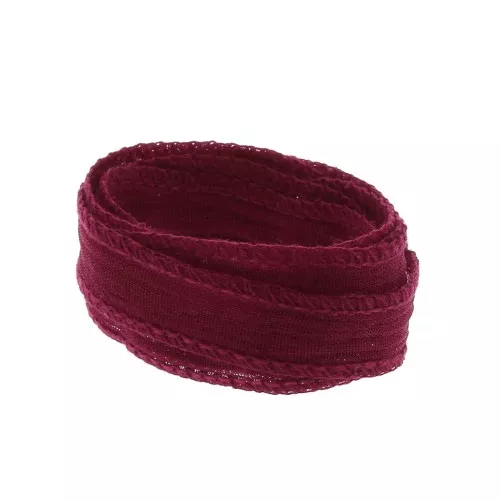 Cinta de seda 10 mm - Rojo oscuro x85cm