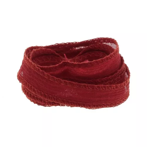 Cinta de seda 10 mm - Rojo x85cm