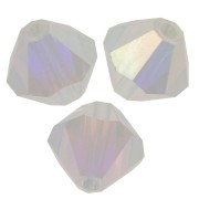 Tupis de Cristales de Preciosa 6 mm - MC Bead Rondell - Crystal  AB 2X x12|raw }}