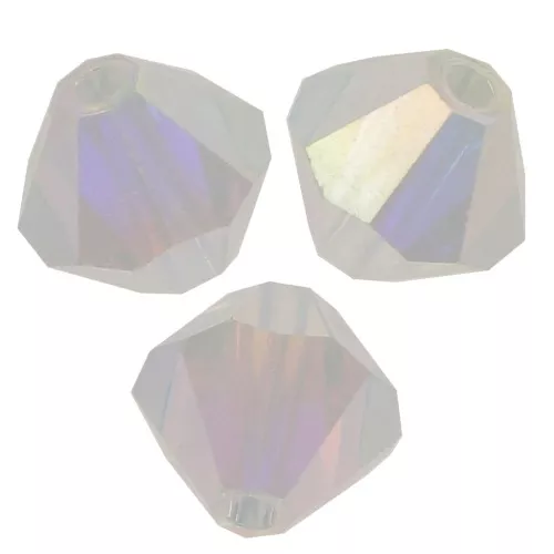 Tupis de Cristales de Preciosa 6 mm - MC Bead Rondell - Crystal AB 2X x12