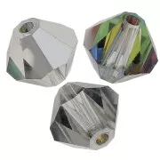 Tupis de Cristales de Preciosa 6 mm - MC Bead Rondell - Crystal Vitrail Medium x12