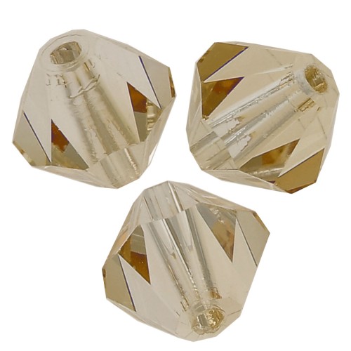 Tupis de Cristales de Preciosa 6 mm - MC Bead Rondell - Crystal Honey x12