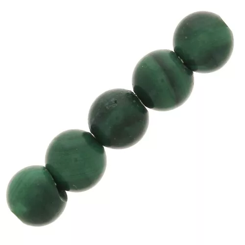 Cuentas redondas 3 mm piedra gema - Malachite x25