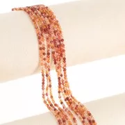 Cuentas redondas 2,5 mm gema - Cornalina x39cm