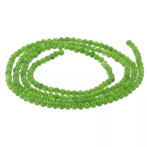 Cuentas redondas 2 mm piedra gema - Jade verte x40cm