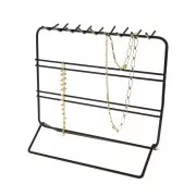Organizador de joyas 20x21 cm de metal - Negro x1