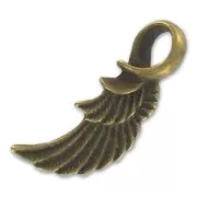 Dije ala 30 mm bronce x1