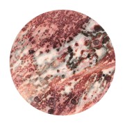 Cabuchón redondo plano 20 mm - Jaspe leopardo x1