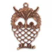 Colgante buho 55 mm cobre x1