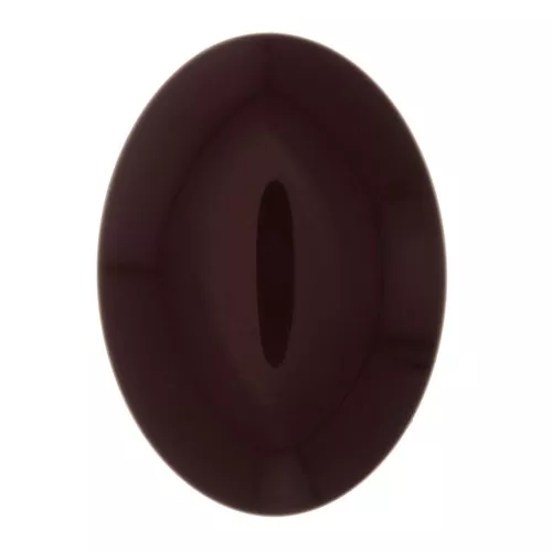 Cabujón ovalado de resina opaca18x13 mm - Lie de vin x1
