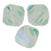 Tupis de Cristales de Preciosa 4 mm - MC Bead Rondell - Chrysolite AB x30