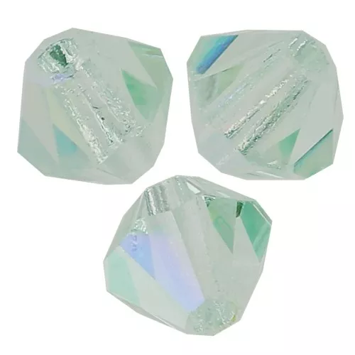 Tupis de Cristales de Preciosa 4 mm - MC Bead Rondell - Chrysolite AB x30