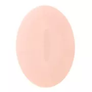 Cabujón ovalado de resina opaca18x13 mm - Rose pastel x1