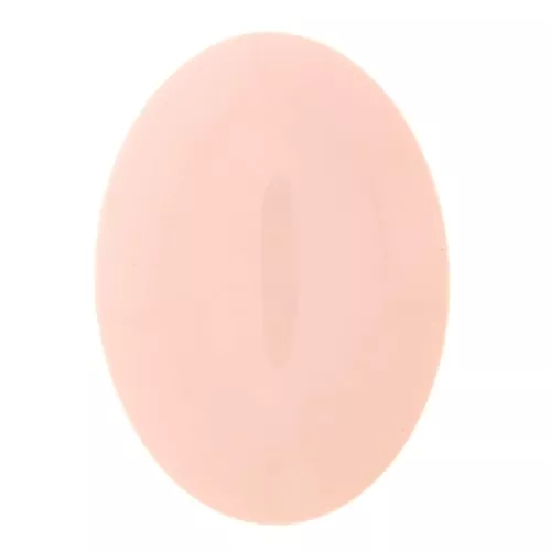 Cabujón ovalado de resina opaca18x13 mm - Rose pastel x1