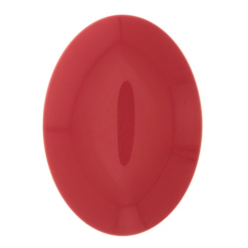 Cabujón ovalado de resina opaca18x13 mm - Rouge clair x1