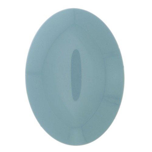 Cabujón ovalado de resina opaca18x13 mm - Bleu x1