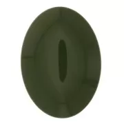 Cabujón ovalado de resina opaca18x13 mm - Olive x1