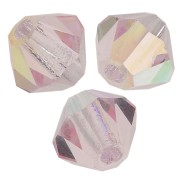 Tupis de Cristales de Preciosa 4 mm - MC Bead Rondell - Light Rose AB x30|raw }}