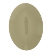 Cabujón ovalado de resina opaca18x13 mm - Verde de gris x1