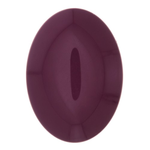 Cabujón ovalado de resina opaca18x13 mm - Aubergine x1