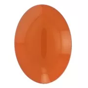 Cabujón ovalado de resina 18x13 mm - Ambre x1