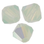 Tupis de Cristales de Preciosa 4 mm - MC Bead Rondell - Chrysolite Opal AB x30|raw }}