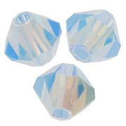 Tupis de Cristales de Preciosa 4 mm - MC Bead Rondell - Aquamarine AB 2x x30|raw }}