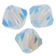 Tupis de Cristales de Preciosa 4 mm - MC Bead Rondell - Aquamarine AB 2x x30