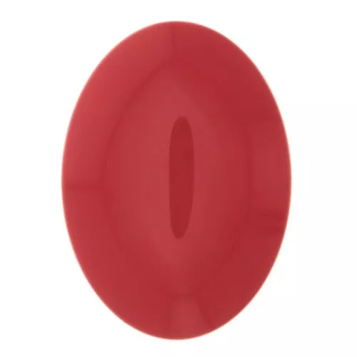 Cabujón ovalado de resina opaco 25x18 mm - Rojo clair x1